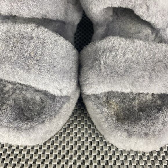 UGG Oh Yeah Slide Slippers Womens Size 9 Gray Elastic Slingback Open Toe - Picture 9 of 13